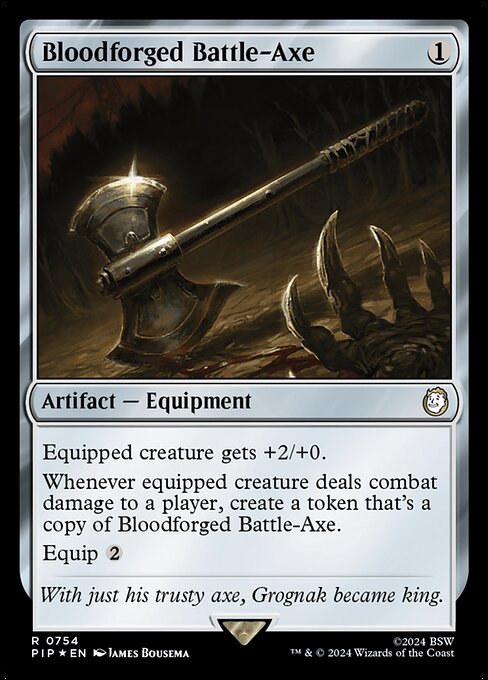 Bloodforged Battle-Axe 754