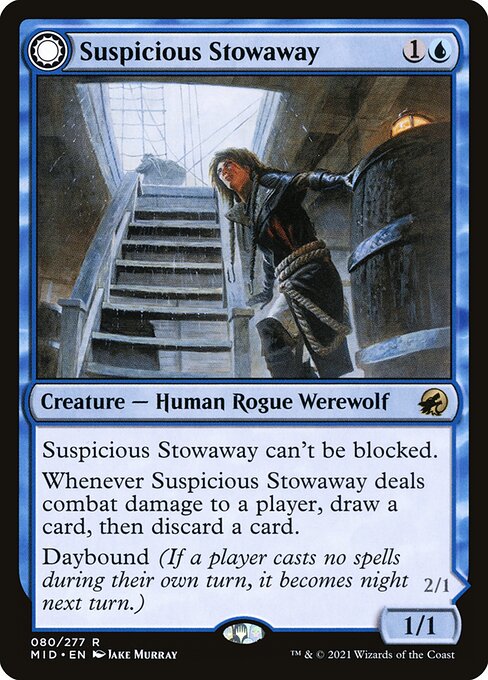 Suspicious Stowaway // Seafaring Werewolf 80