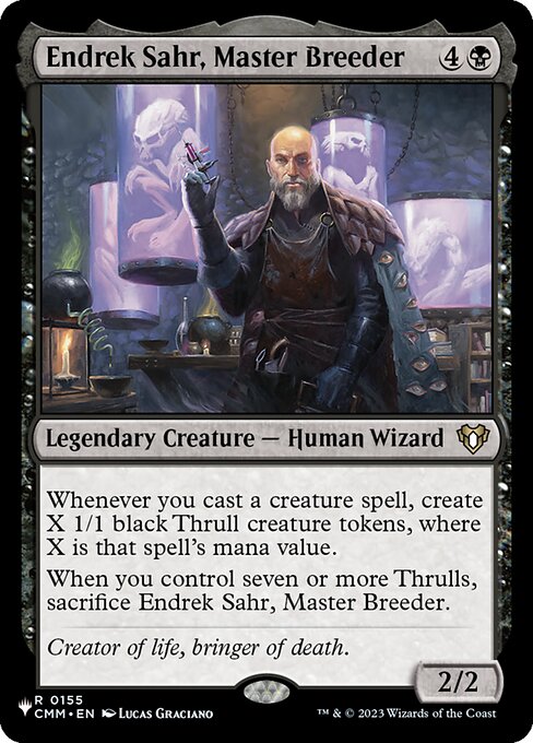Endrek Sahr, Master Breeder CMM-155
