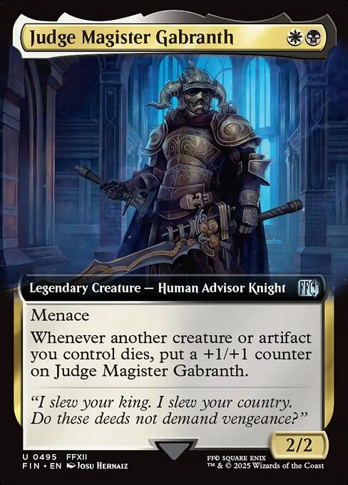 Judge Magister Gabranth 495
