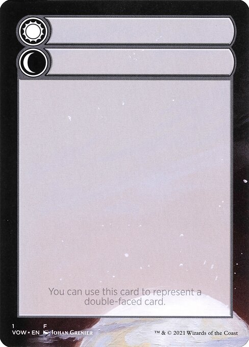 Double-Faced Substitute Card 1