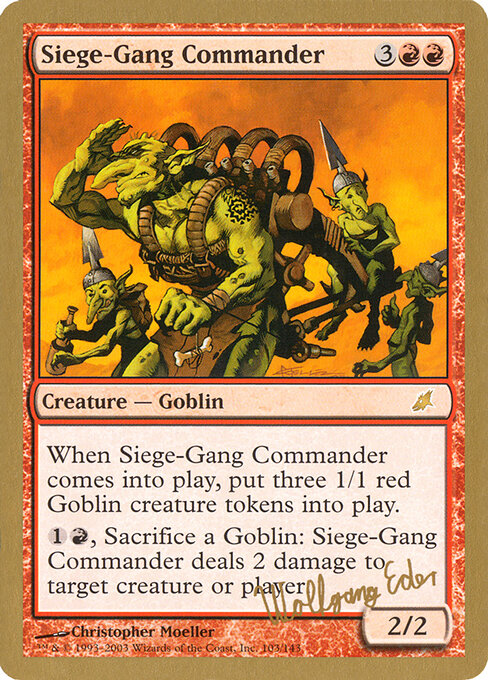 Siege-Gang Commander we103