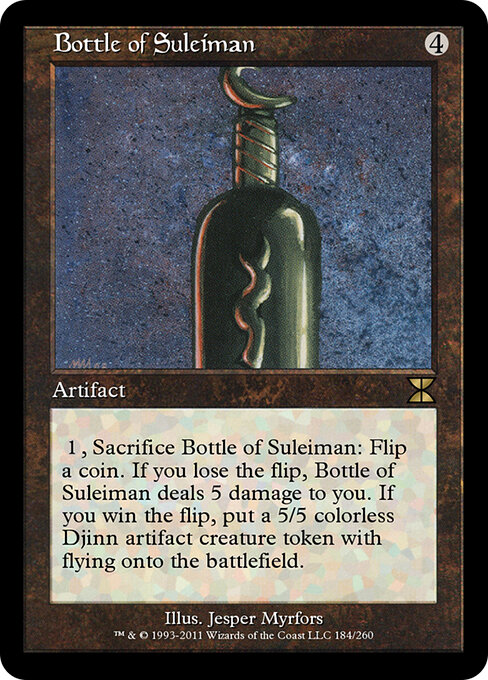 Bottle of Suleiman 184