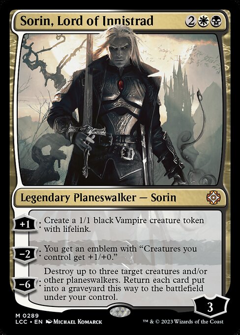 Sorin, Lord of Innistrad 289