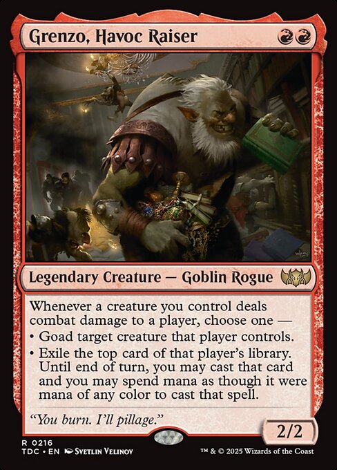 Grenzo, Havoc Raiser 216