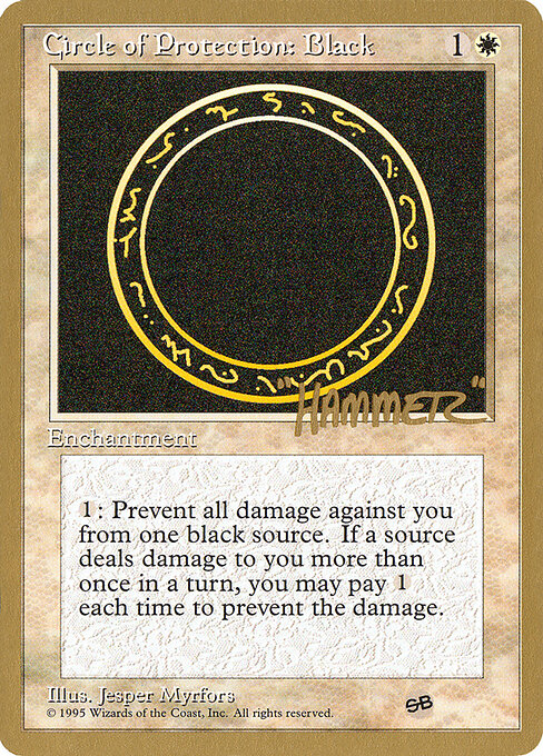 Circle of Protection: Black shr14sb