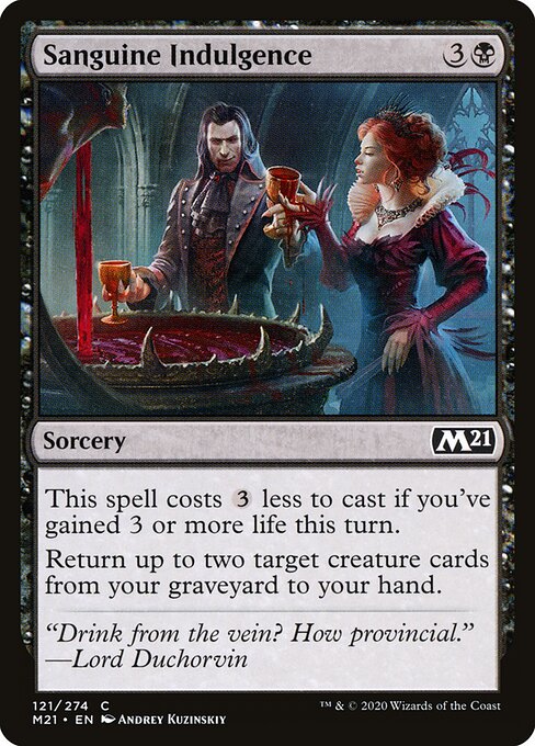 Sanguine Indulgence 121