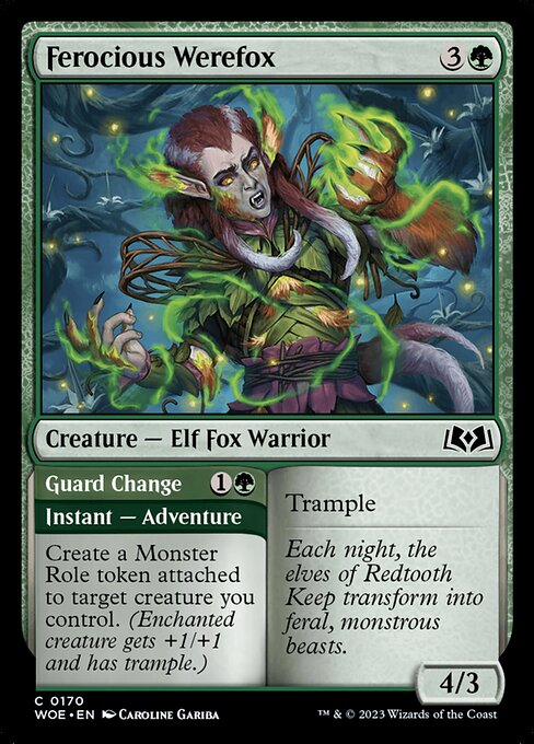 Ferocious Werefox // Guard Change 170