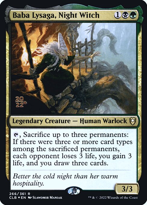 Baba Lysaga, Night Witch 266s