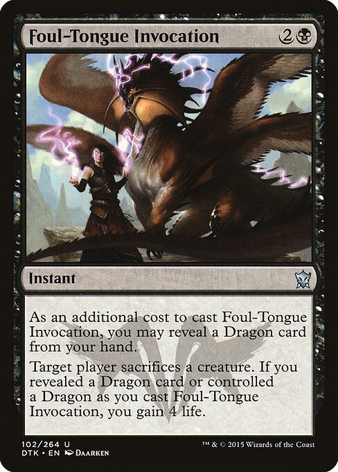 Foul-Tongue Invocation 102