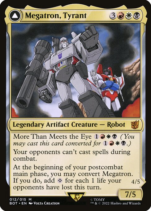 Megatron, Tyrant // Megatron, Destructive Force 12