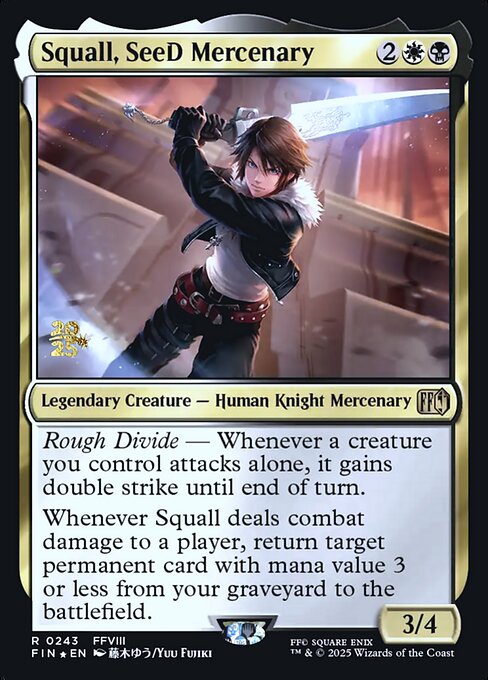 Squall, SeeD Mercenary 243s