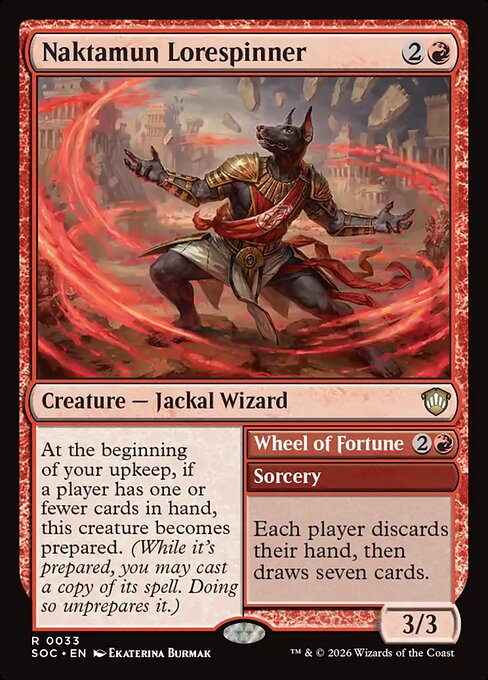 Naktamun Lorespinner // Wheel of Fortune 33