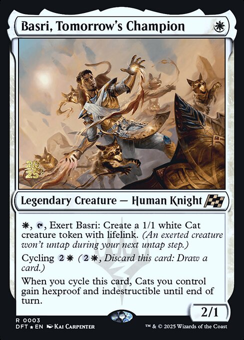 Basri, Tomorrow's Champion 3s