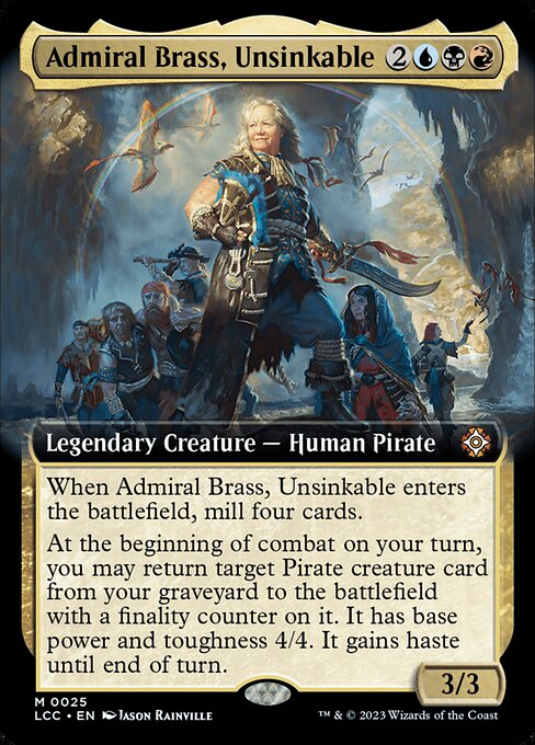 Admiral Brass, Unsinkable 25