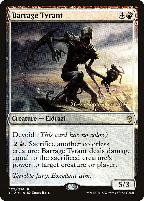 Barrage Tyrant 127s