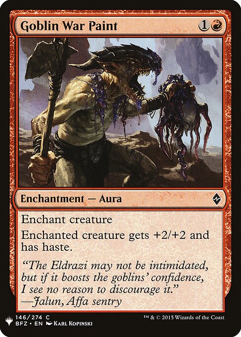 Goblin War Paint BFZ-146
