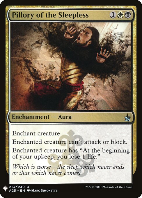 Pillory of the Sleepless A25-213