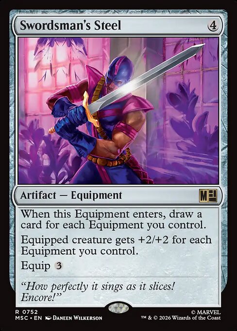 Swordsman's Steel 752