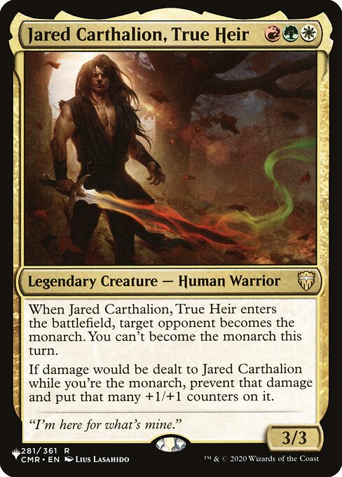 Jared Carthalion, True Heir CMR-281