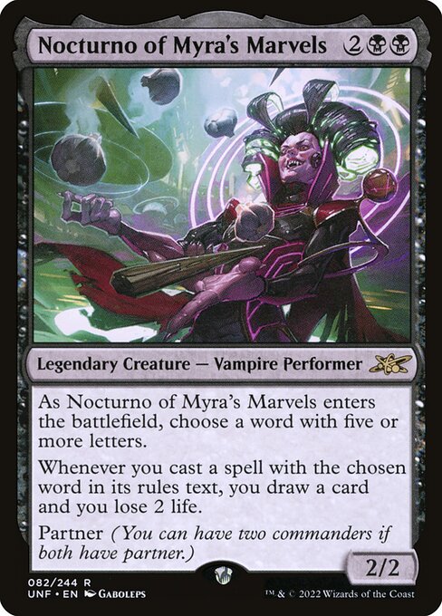 Nocturno of Myra's Marvels 82