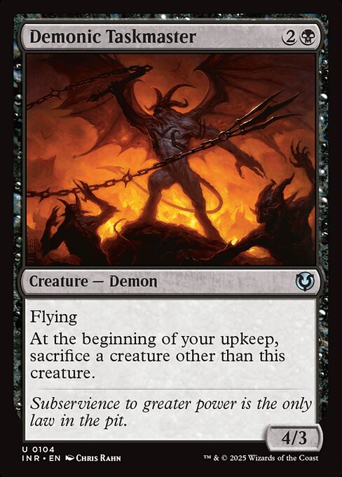 Demonic Taskmaster 104