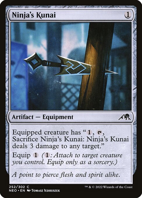 Ninja's Kunai 252