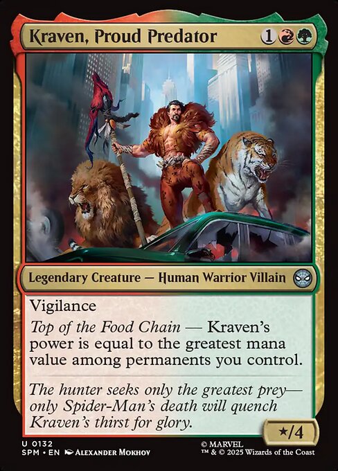 Kraven, Proud Predator 132