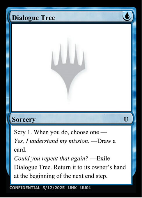 Dialogue Tree UU01