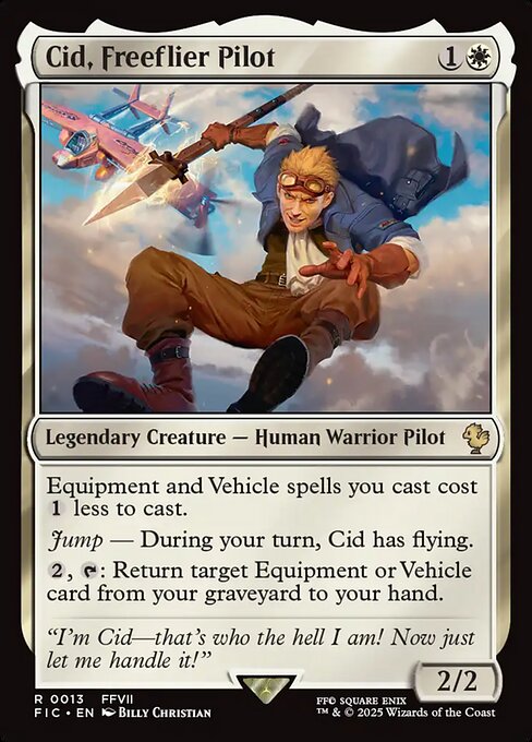 Cid, Freeflier Pilot 13