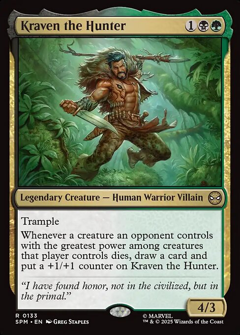 Kraven the Hunter 133
