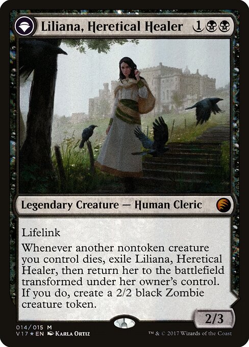 Liliana, Heretical Healer // Liliana, Defiant Necromancer 14