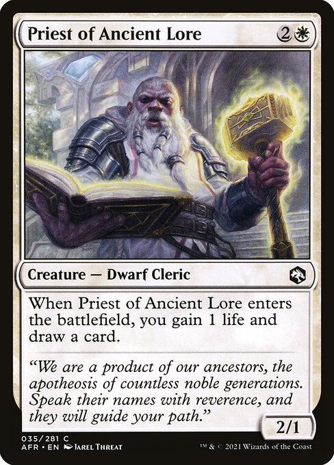 Priest of Ancient Lore 35