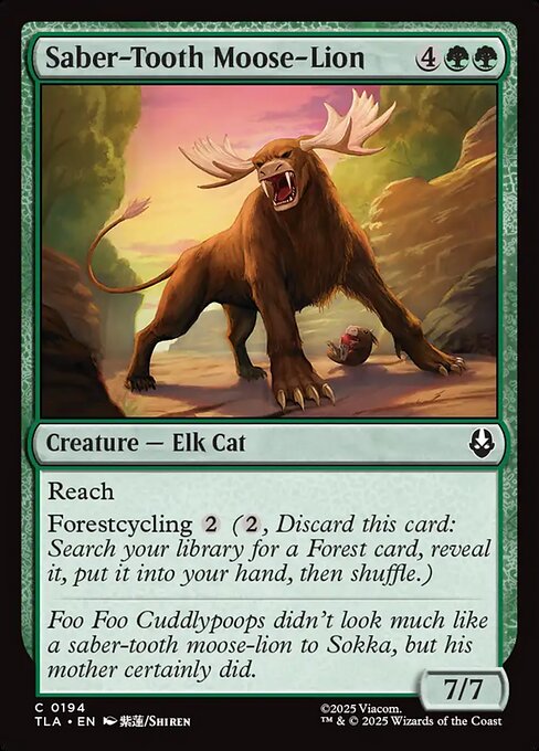 Saber-Tooth Moose-Lion 194