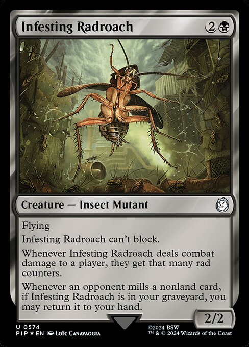 Infesting Radroach 574