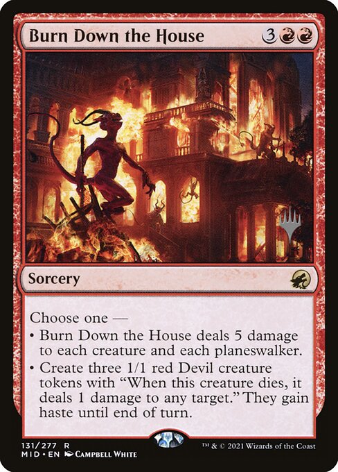 Burn Down the House 131p