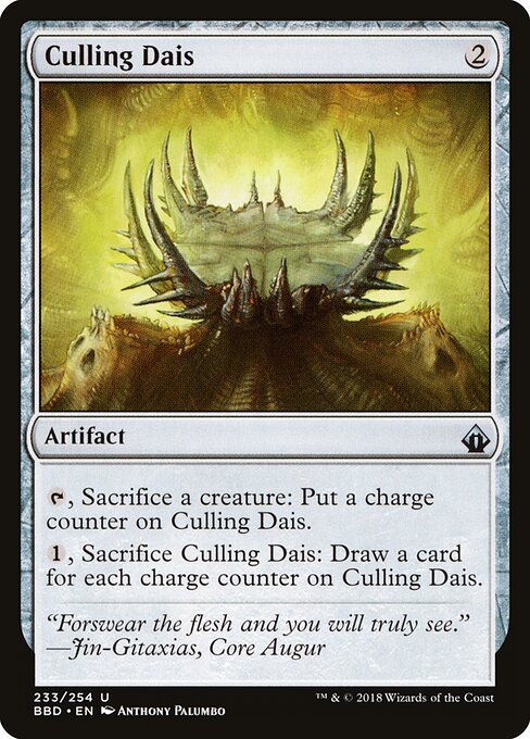 Culling Dais 233