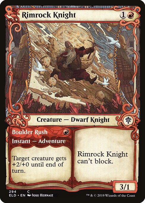 Rimrock Knight // Boulder Rush 294