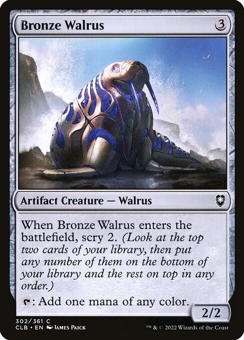 Bronze Walrus 302