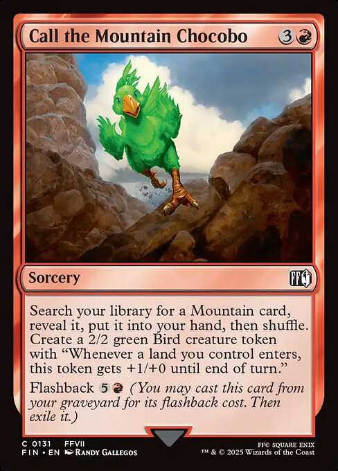 Call the Mountain Chocobo 131
