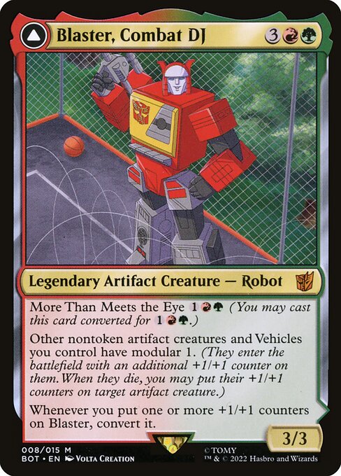 Blaster, Combat DJ // Blaster, Morale Booster 8