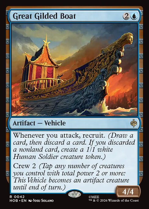 Great Gilded Boat 42