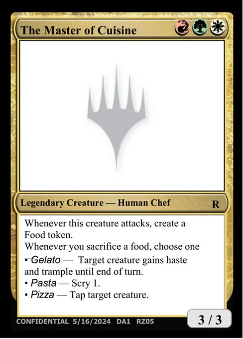 The Master of Cuisine RZ05e