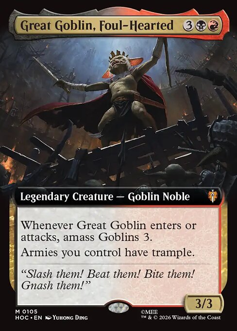 Great Goblin, Foul-Hearted 105