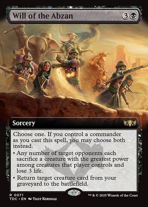 Will of the Abzan 71