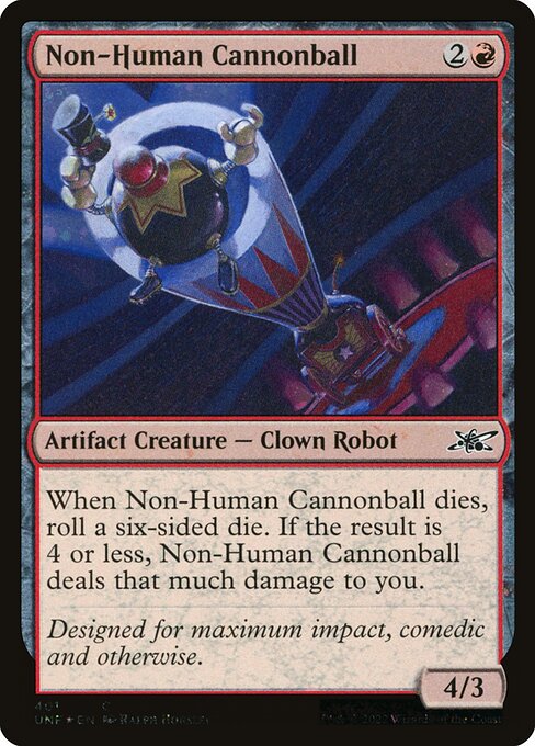 Non-Human Cannonball 401