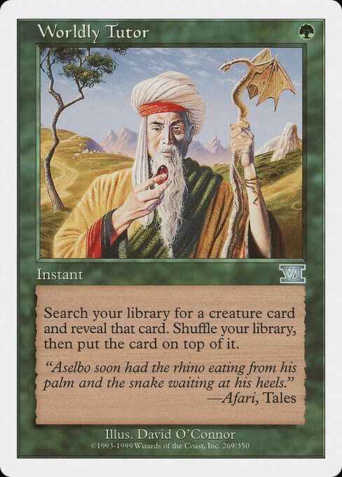 Worldly Tutor 269