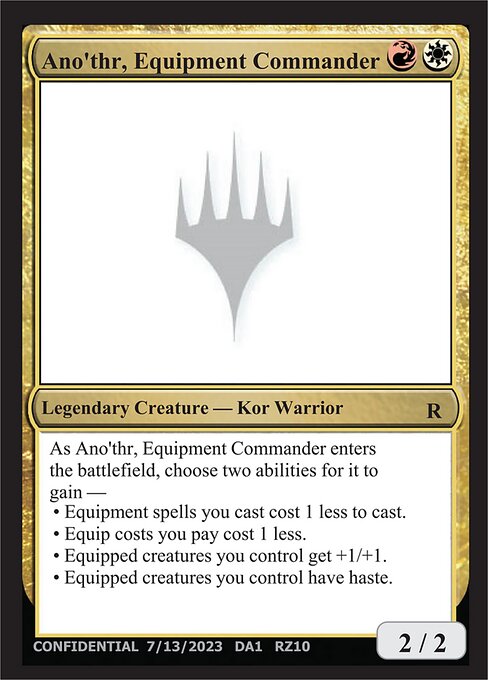 Ano'thr, Equipment Commander RZ10