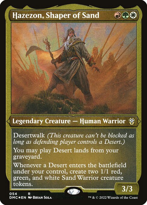 Hazezon, Shaper of Sand 54