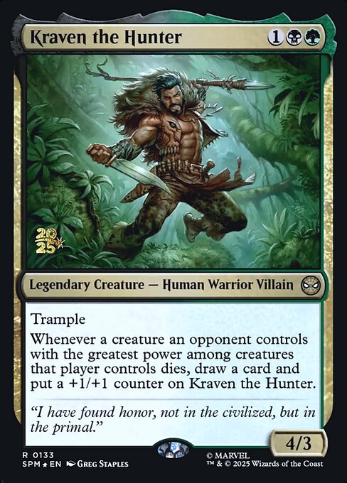 Kraven the Hunter 133s